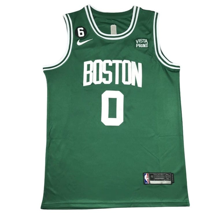 Camiseta NBA Boston Celtics Jayson Tatum 0 Nike Icon Edition Verde