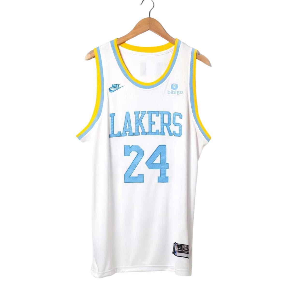 Camiseta NBA Los Angeles Lakers Kobe Bryant 24 Classic Edition Nike Blanca Camiseta NBA Los Angeles Lakers Kobe Bryant 24 Classic Edition Nike Blanca