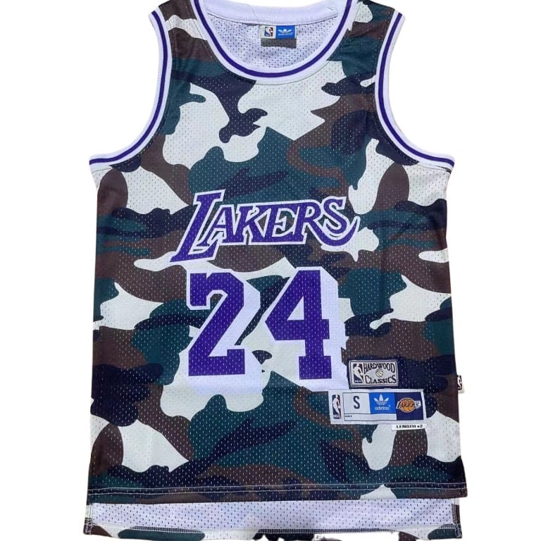 Camiseta NBA Los Angeles Lakers Kobe Bryant 24 Camuflaje adidas Retro
