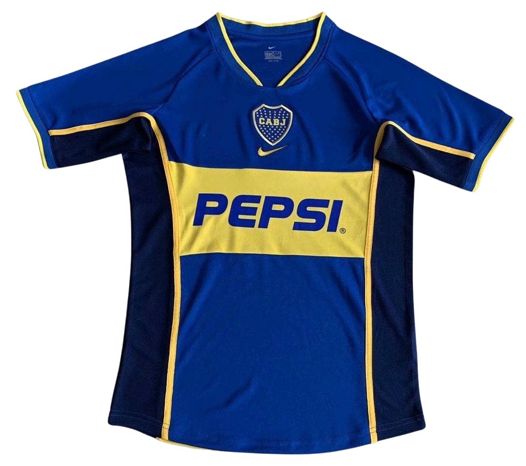 Camiseta Boca Juniors Local Retro 2002/03 Nike Pepsi Total 90 Camiseta Boca Juniors Local Retro 2002/03 Nike Pepsi Total 90