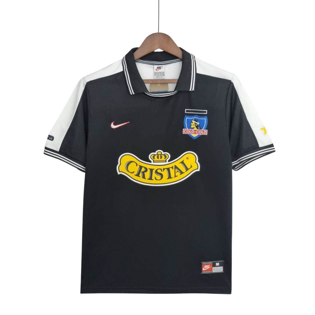 Camiseta Colo-Colo Visitante Retro 1999 Nike Cristal.1 Camiseta Colo-Colo Visitante Retro 1999 Nike Cristal