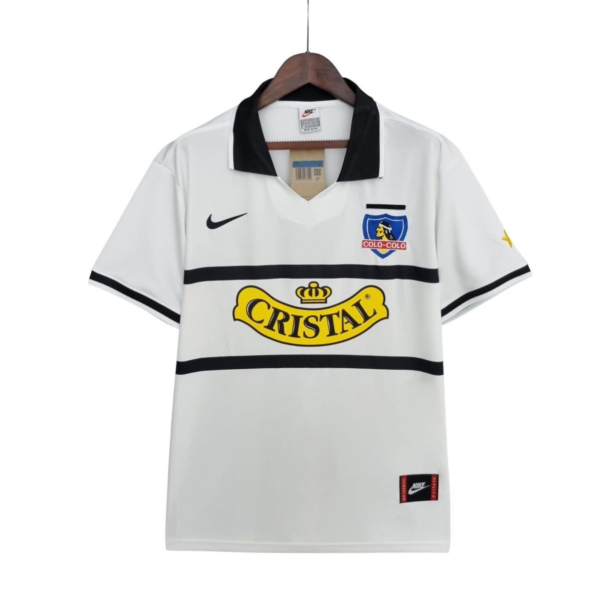 Camiseta Colo-Colo Local Retro 1996/97 Nike Cristal Camiseta Colo-Colo Local Retro 1996/97 Nike Cristal
