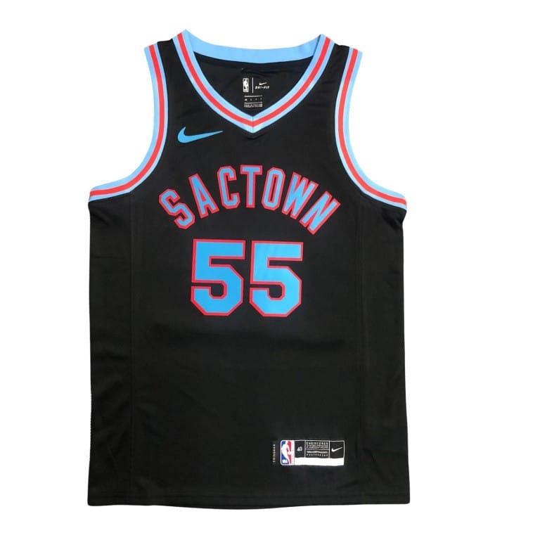Camiseta NBA Sacramento Kings Jason Williams 55 City Edition Sactown Nike Negra