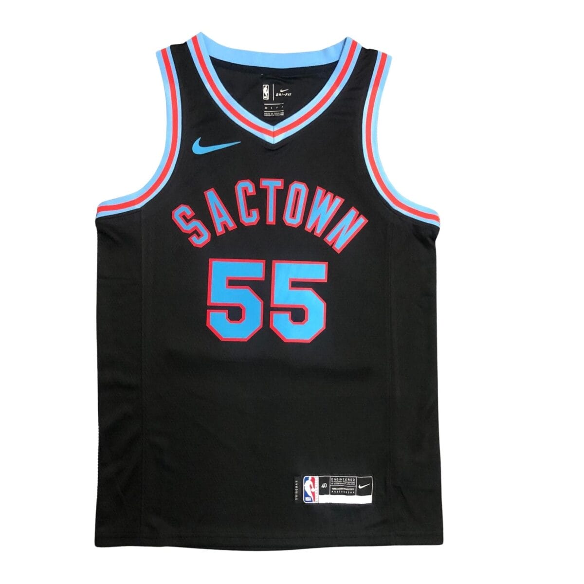 Camiseta NBA Sacramento Kings Jason Williams 55 City Edition Sactown Nike Negra Camiseta NBA Sacramento Kings Jason Williams 55 City Edition Sactown Nike Negra