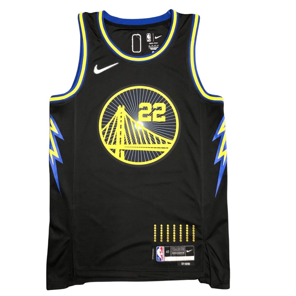 Camiseta NBA Golden State Warriors Andrew Wiggins 22 City Edition Nike Negra Camiseta NBA Golden State Warriors Andrew Wiggins 22 City Edition Nike Negra