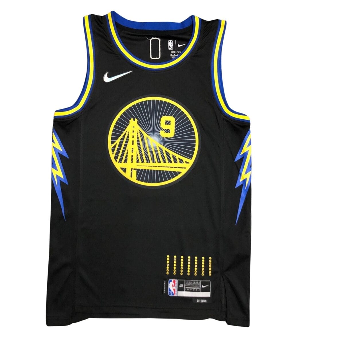 Camiseta NBA Golden State Warriors Andre Iguodala 9 City Edition Nike Negra Camiseta NBA Golden State Warriors Andre Iguodala 9 City Edition Nike Negra