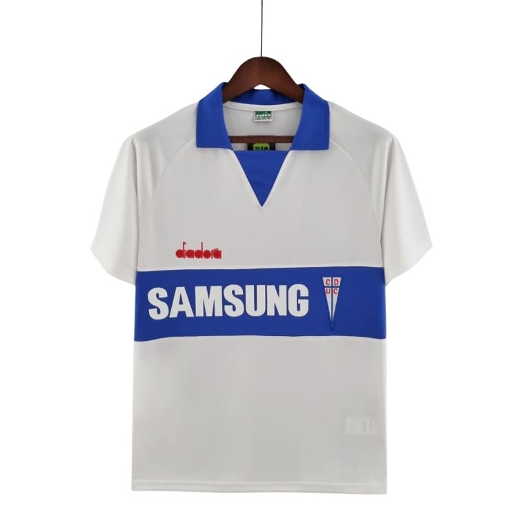 Camiseta Universidad Católica Retro Local 1993 Diadora Samsung Finalista Libertadores
