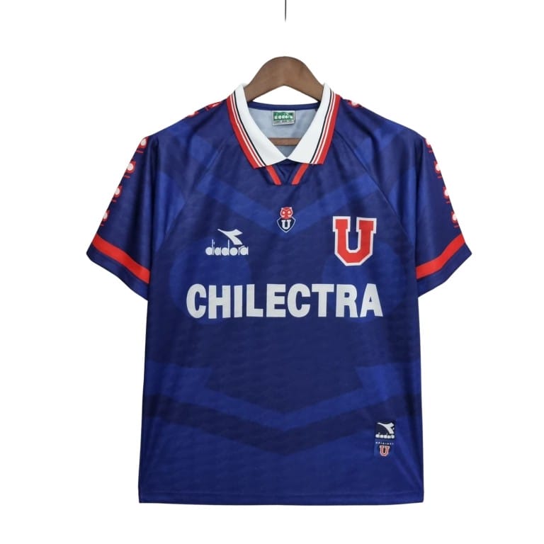 Camiseta Universidad de Chile Retro Local 1996 Diadora Chilectra