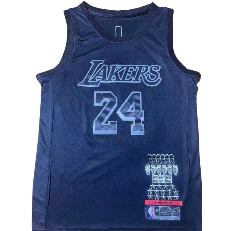 Camiseta NBA Los Angeles Lakers Kobe Bryant 24 Black Mamba Nike Negra