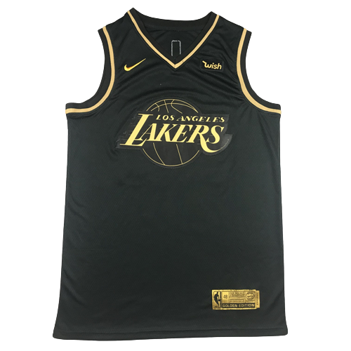 Camiseta NBA Los Angeles Lakers Kobe Bryant Golden Edition Nike Negra Camiseta NBA Los Angeles Lakers Kobe Bryant Golden Edition Nike Negra