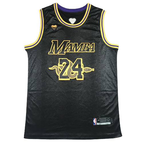 Camiseta NBA Los Angeles Lakers Kobe Bryant 24 Black Mamba Edition Negra Camiseta NBA Los Angeles Lakers Kobe Bryant 24 Black Mamba Edition Negra