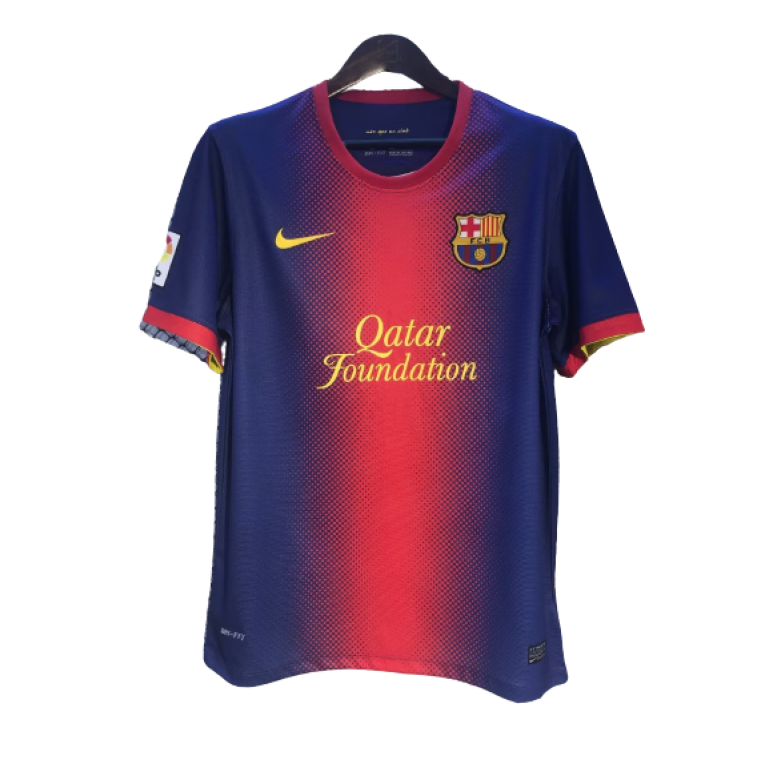 Camiseta FC Barcelona Retro Local 2012/13 Qatar Foundation