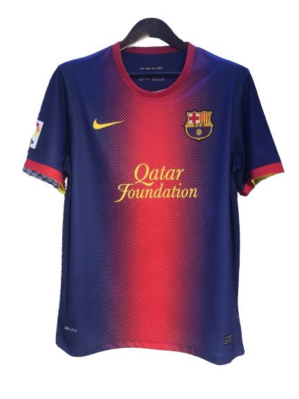 Camiseta FC Barcelona Retro Local 2012/13 Qatar Foundation Camiseta FC Barcelona Retro Local 2012/13 Qatar Foundation