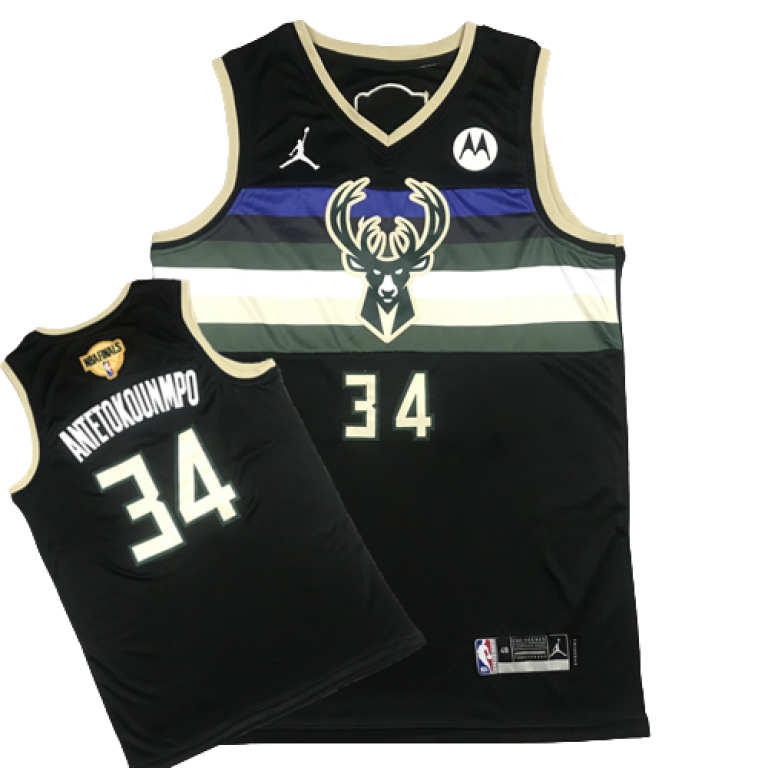 Camiseta NBA Milwaukee Bucks Giannis Antetokounmpo 34 City Edition Jordan