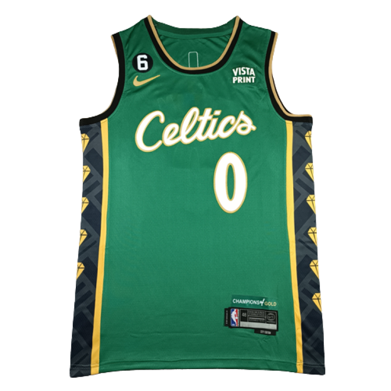 Camiseta NBA Boston Celtics Jayson Tatum 0 City Edition Bill Russell Nike