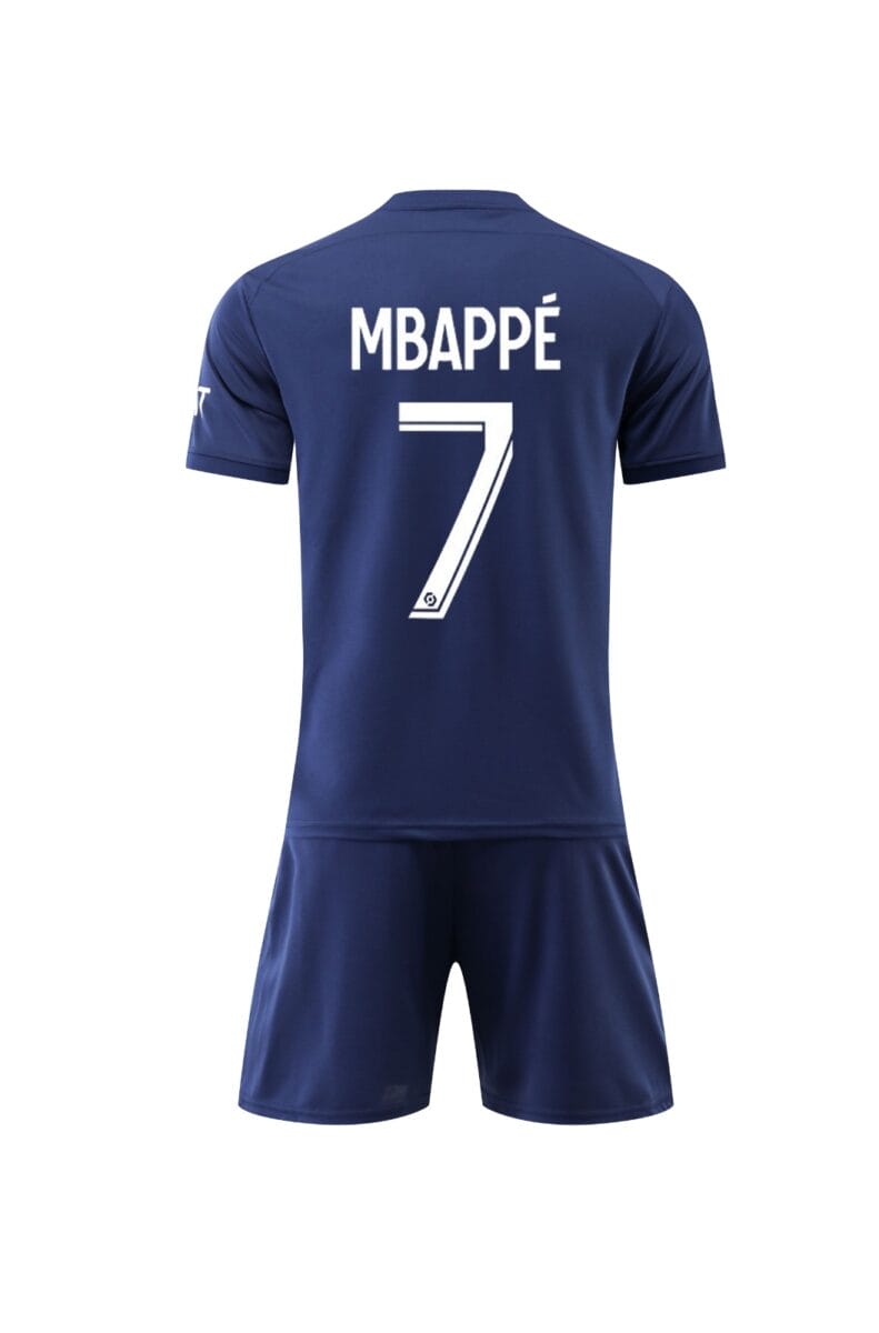 Set Fútbol Niño PSG Local 2023/24 Mbappé 7 Set Fútbol Niño PSG Local 2023/24 Mbappé 7