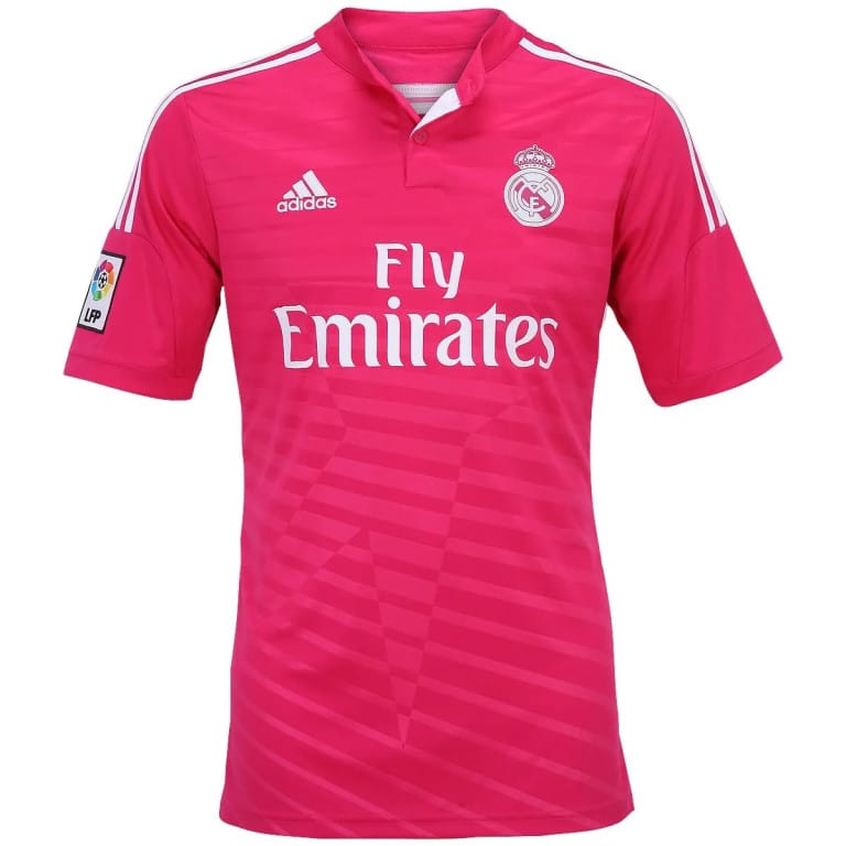 Camiseta Real Madrid Retro Visitante 2014/15 Fly Emirates