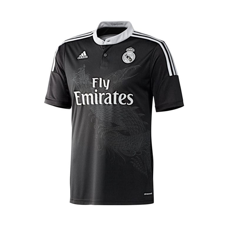 Camiseta Real Madrid Retro Dragón Yamamoto 2014/15 Fly Emirates