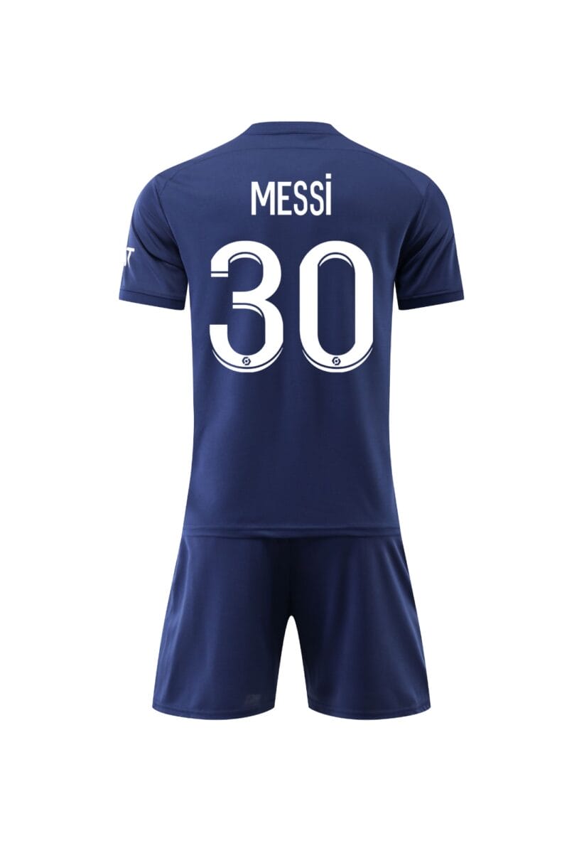 WhatsApp Image 2023-04-24 at 12.55.35 Set PSG Messi 30 Niño Local 21/22 - Imagen 1