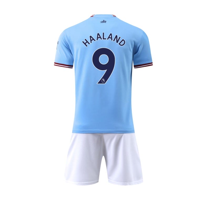 Set Manchester City Haaland 9 Niño Local 22/23 Oficial