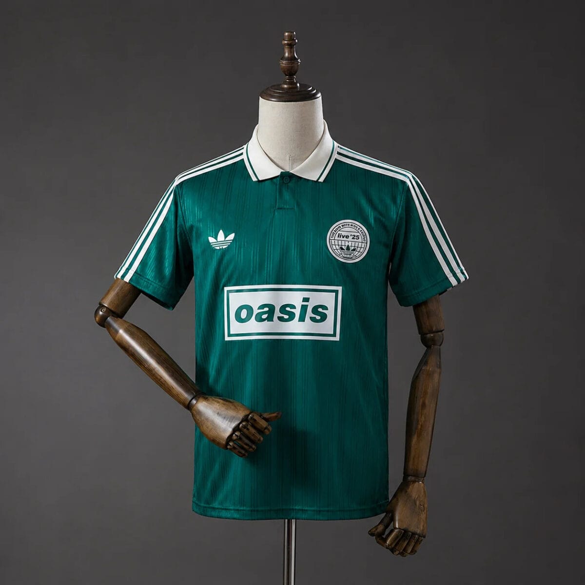 5fe6d694-2752-487a-a6e4-14af3a0d98bb.jpg Camiseta Oasis Band Retro Green Adultos - Imagen 1