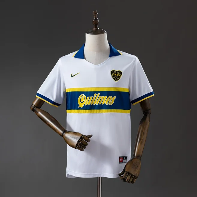 Camiseta Boca Juniors Visitante Retro 1997/98 Nike Quilmes